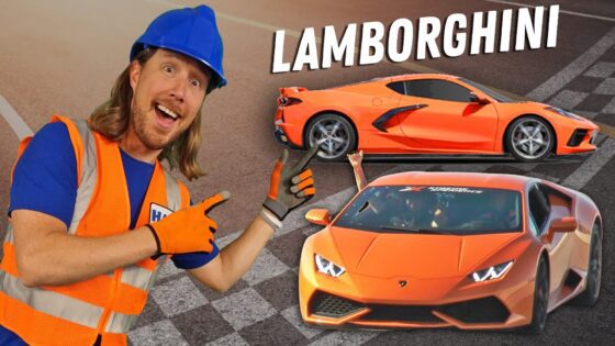 Handyman Hal Drives a Lamborghini Supercar | Fast Cars & Fun Songs - Kingdom Kids Zone, Sing With Me - Handyman Hal - Music for Kids