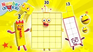 Spring Sunshine Sums – The Best Yellow Characters! 💛 | Counting for Kids | @Numberblocks - Kingdom Kids Zone, Little Learners - Numberblocks