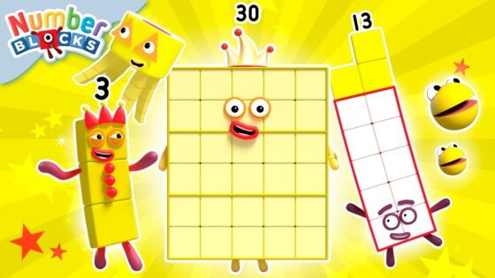 Spring Sunshine Sums – The Best Yellow Characters! 💛 | Counting for Kids | @Numberblocks - Kingdom Kids Zone, Little Learners - Numberblocks