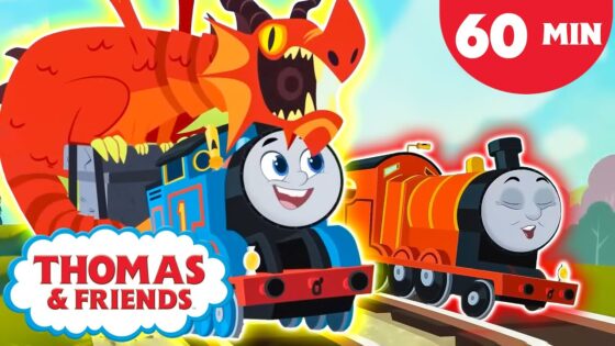 Thomas Plays Dragon Chase With His Friends! | Thomas & Friends: All Engines Go! | 60+ Minutes - Kids TV Series, Kingdom Kids Zone - Thomas & Friends