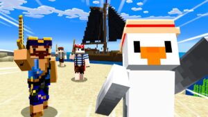 We made a PIRATE GAME in Minecraft! - Gameplay, Kingdom Kids Zone, Minecraft - CringyGull