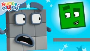 🟩 All about Sqaures with Numberblock 4 💚 | Learn to Count for Kids | 12345 | @Numberblocks - Kingdom Kids Zone, Little Learners - Numberblocks