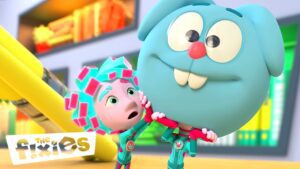The Autopilot | The Fixies | Cartoons for kids | Learning videos - Kingdom Kids Zone, Little Learners - The Fixies