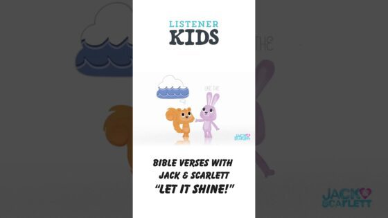 Bible Verses with Jack & Scarlett: "Let It Shine!" by Listener Kids - Kingdom Kids Zone, Shorts, Sing With Me - Listener Kids