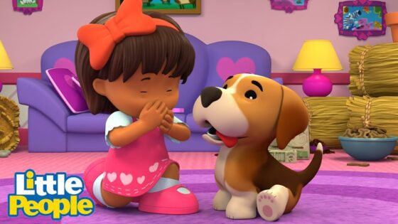Mia Gets a Puppy | Preschool Learning | Little People – Fisher Price - Kids TV Series, Kingdom Kids Zone - Little People - Fisher Price