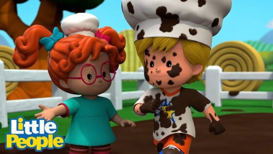 There's Been a Disaster in the Kitchen! | Preschool Learning | Little People Fisher Price - Kids TV Series, Kingdom Kids Zone - Little People - Fisher Price