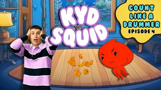 Help Toddlers Calm Down When Angry | Count Like A Drummer – Kids Learning Song | Kyd the Squid - Kingdom Kids Zone, Little Learners - Kyd the Squid