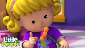 Emma Picks Too Many Flowers| Preschool Learning | Little People Fisher Price - Kids TV Series, Kingdom Kids Zone - Little People - Fisher Price