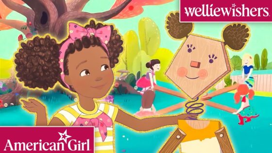 A new friend to See-Saw with I WellieWishers Animated Series | American Girl - Kids TV Series, Kingdom Kids Zone - Mattel Imagine