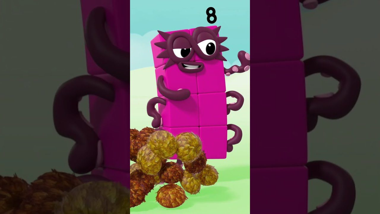 Octoblock's Most Heroic Moments! 🦸‍♀️ | Learn to Count for Kids | 12345 | @Numberblocks #shorts - Kingdom Kids Zone, Little Learners, Shorts - Numberblocks