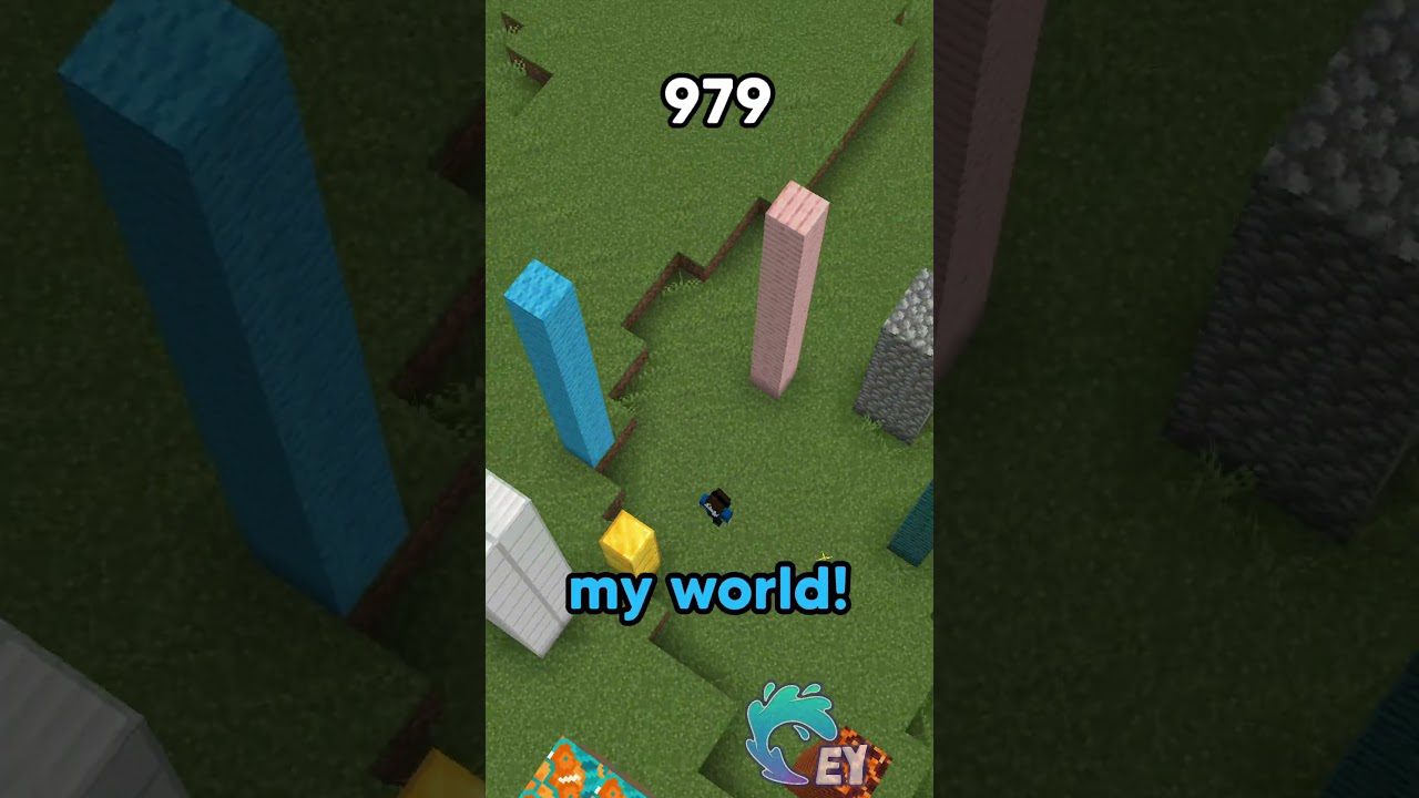 Minecraft, But You Need to Place 1,000,000 Blocks! - Gameplay, Kingdom Kids Zone, Minecraft - EYstreem