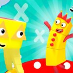Three Times Tables! โ Multiplication Challenge #3 โ๏ธ | Math Cartoons for Kids | @Numberblocks - Kingdom Kids Zone, Little Learners - Numberblocks