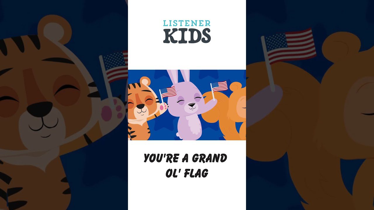 You're A Grand 'Ol Flag by Listener Kids - Kingdom Kids Zone, Shorts, Sing With Me - Listener Kids