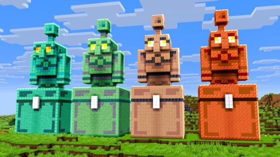 I Built Every Hecking Copper Golem - Gameplay, Kingdom Kids Zone, Minecraft - CringyGull