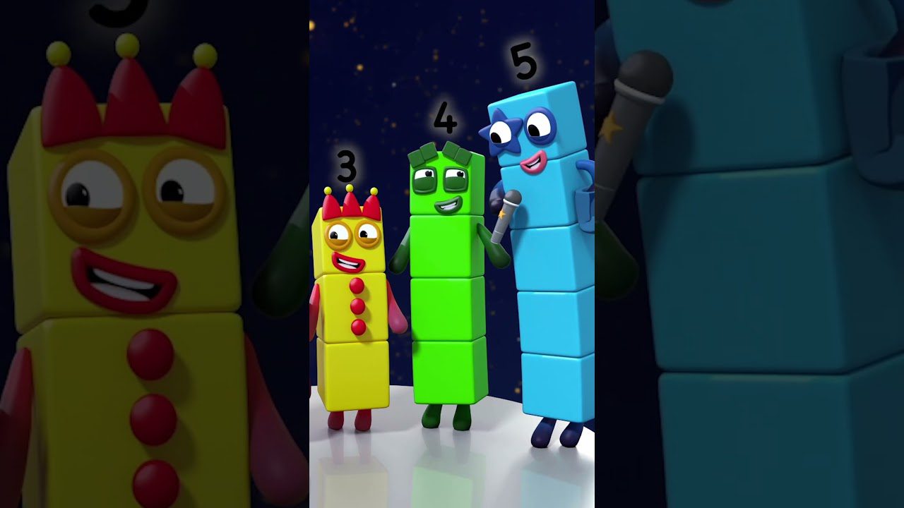 You're all Stars with Numberblock 5 ⭐ | Learn to Count for Kids | 12345 | @Numberblocks #shorts - Kingdom Kids Zone, Little Learners, Shorts - Numberblocks