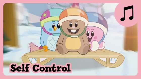 Self Control Sing-Along Song 🛷🎵 Luna Chip & Inkie Music Video for Kids 🌲 - Kids (0-5), Kingdom Kids Zone - Luna, Chip & Inkie