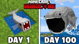 I Survived 100 Days as The BLOOP in Minecraft - Gameplay, Kingdom Kids Zone, Minecraft - EYstreem