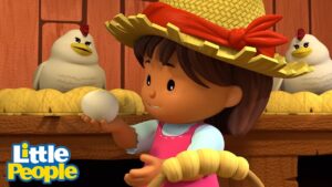Mia Helps out at the Farm | 2 Hours of Preschool Learning | Little People – Fisher Price - Kids TV Series, Kingdom Kids Zone - Little People - Fisher Price