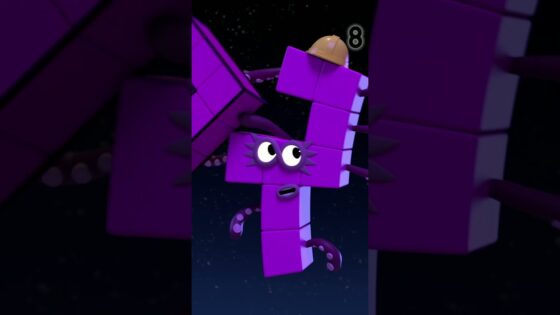 Octoblock's Bravest Moment 🦸 | Learn to Count for Kids | @Numberblocks - Kingdom Kids Zone, Little Learners, Shorts - Numberblocks