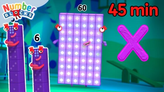 Six Times Tables! – Multiplication Challenge #6 ✖️ | Learn to Count for Kids | @Numberblocks - Kingdom Kids Zone, Little Learners - Numberblocks