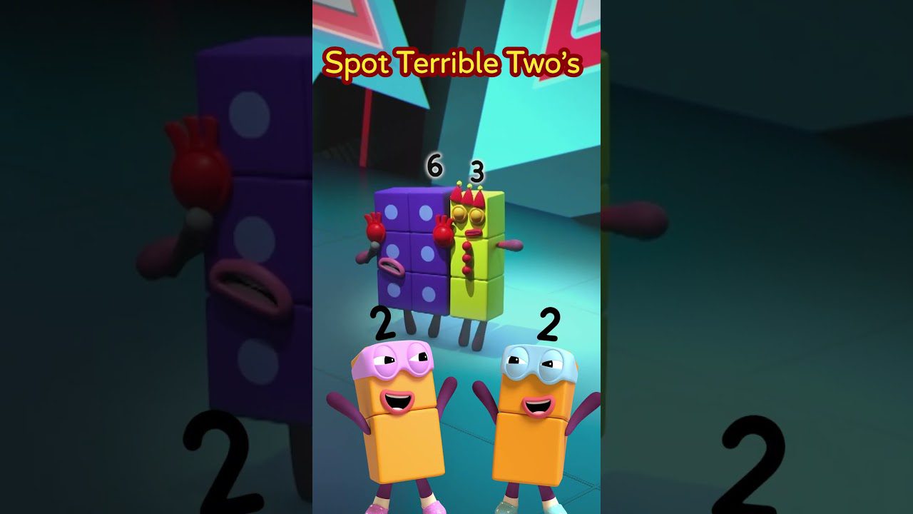 Can You Spot the Terrible Two's? 🟧🟧 | Learn to Count for Kids | @Numberblocks #shorts - Kingdom Kids Zone, Little Learners, Shorts - Numberblocks