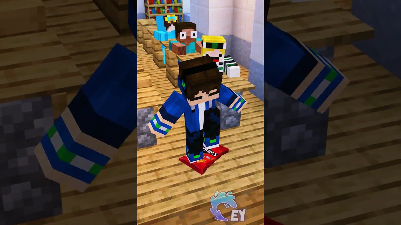 Trying To Open Chips in Minecraft… - Gameplay, Kingdom Kids Zone, Minecraft - EYstreem