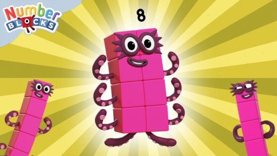 The Many Shapes of Octoblock 🐙 | Counting for Kids | @Numberblocks - Kingdom Kids Zone, Little Learners - Numberblocks