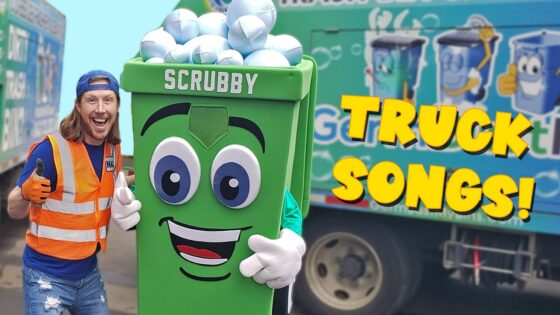 🚛Handyman Hal Truck Songs for Kids 👷‍♂️ Germ Busting Cleaning Truck - Kingdom Kids Zone, Sing With Me - Handyman Hal - Music for Kids