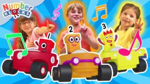 The Driving Dance | Learn to Count | Numberblocks - Kingdom Kids Zone, Little Learners - Numberblocks