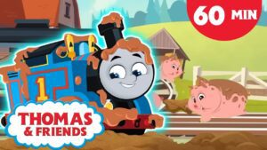 Thomas & Friends Make a Muddy Mess! | Thomas & Friends: All Engines Go! | 60+ Minutes - Kids TV Series, Kingdom Kids Zone - Thomas & Friends