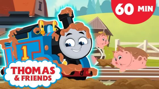 Thomas & Friends Make a Muddy Mess! | Thomas & Friends: All Engines Go! | 60+ Minutes - Kids TV Series, Kingdom Kids Zone - Thomas & Friends