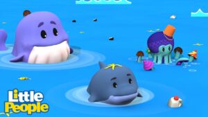 It's Time to Clean Up The Ocean | 2 Hours of Preschool Learning | Little People – Fisher Price - Kids TV Series, Kingdom Kids Zone - Little People - Fisher Price