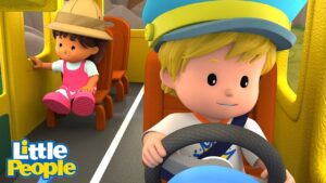 All Aboard The Jungle Bus | 2 Hours of Preschool Learning | Little People – Fisher Price - Kids TV Series, Kingdom Kids Zone - Little People - Fisher Price