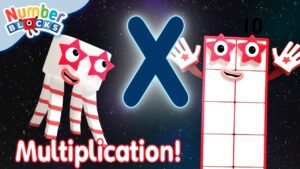 Ten Times Tables! – Multiplication Challenge #10 ✖️ | Learn to Count for Kids | @Numberblocks - Kingdom Kids Zone, Little Learners - Numberblocks