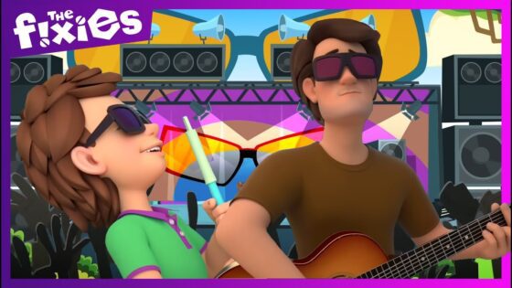 Learning about SOUND and MUSIC with The Fixies! 🎤🎸 - Kingdom Kids Zone, Little Learners - The Fixies