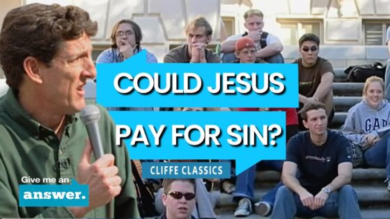 Cliffe Knechtle | Could Jesus Pay For Our Sins On An Old Rugged Cross? | Give Me an Answer - Q&A Sessions, Truth Seekers - Give Me An Answer with Stuart & Cliffe Knechtle