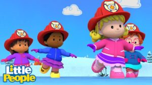 The Girls Become Firefighters for the Day | Preschool Learning | Little People – Fisher Price - Kids TV Series, Kingdom Kids Zone - Little People - Fisher Price