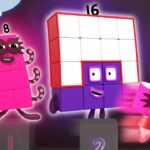 Eight Times Tables! – Multiplication Challenge #8 ✖️ | Learn to Count for Kids | @Numberblocks - Kingdom Kids Zone, Little Learners - Numberblocks