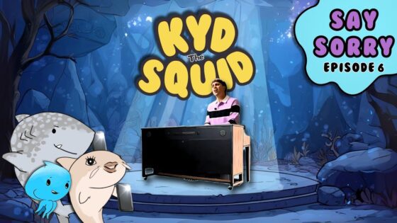 Teaching Kids How to Apologize | "Say Sorry" – Emotional Learning Song | Kyd the Squid - Kingdom Kids Zone, Little Learners - Kyd the Squid