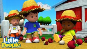 The Kids Help Clean Up a Mess on the Farm | Preschool Learning | Little People – Fisher Price - Kids TV Series, Kingdom Kids Zone - Little People - Fisher Price