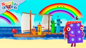 🌈 Rainbow Pirates – Sail the Seven Seas with Seven | 12345 – Learn to Count for Kids | Numberblocks - Kingdom Kids Zone, Little Learners - Numberblocks