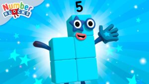 The Best Learn to Count Moments with Numberblock 5! 💙 Learn to Count for Kids | @Numberblocks - Kingdom Kids Zone, Little Learners - Numberblocks