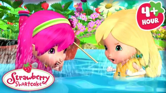 They fell in! | Strawberry Shortcake | Mega Compilation | Full Episodes | Cartoons for Kids - Kids TV Series, Kingdom Kids Zone - Strawberry Shortcake - WildBrain
