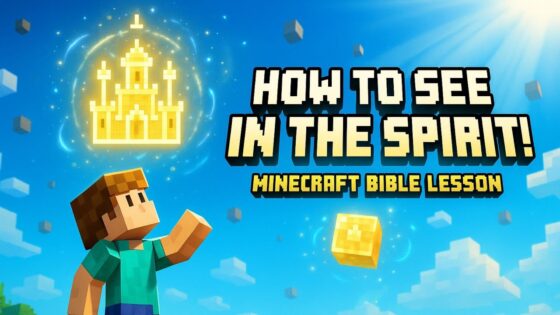 How to See in the Spirit | Minecraft Kids Bible Lesson - Gameplay, Kingdom Kids Zone, Minecraft - Supernatural Kids