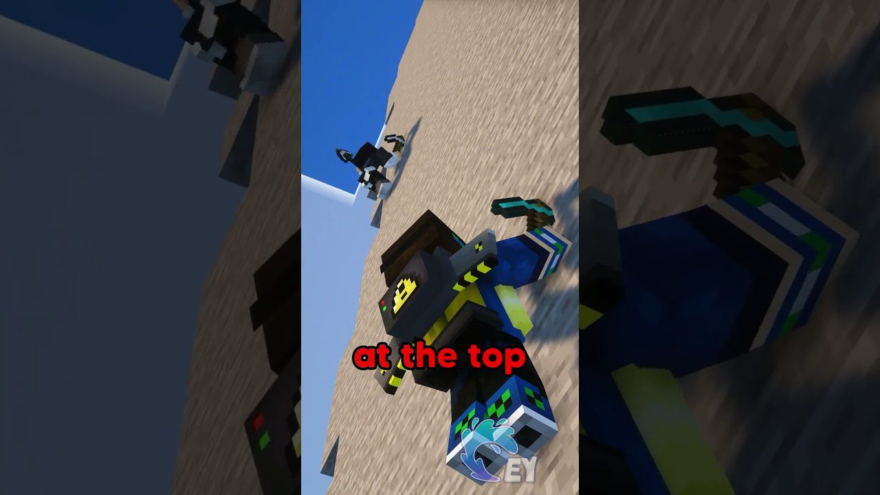 Rock Climbing VS Pro in Minecraft… - Gameplay, Kingdom Kids Zone, Minecraft - EYstreem