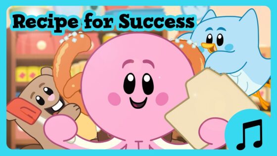 Recipe for Success Sing-Along Song 🎂🎵 Luna Chip & Inkie Fun Kids Music Video 🌲 - Kids (0-5), Kingdom Kids Zone - Luna, Chip & Inkie