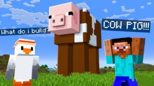 Building your Dumb Ideas - Gameplay, Kingdom Kids Zone, Minecraft - CringyGull