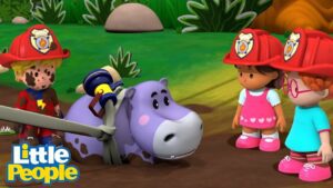 A Baby Hippo Needs Rescuing | Preschool Learning | Little People – Fisher Price - Kids TV Series, Kingdom Kids Zone - Little People - Fisher Price
