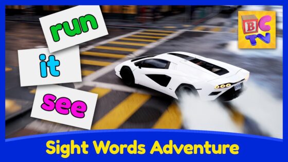 Sight Words Adventure | Learn to read with 40 Pre-K Dolch Sight Words - Kingdom Kids Zone, Little Learners - Brain Candy TV