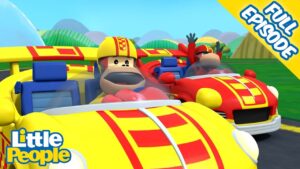 FULL EPISODE: Radical Rainbow Road Race | Preschool Learning | Little People – Fisher Price - Kids TV Series, Kingdom Kids Zone - Little People - Fisher Price